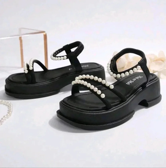 Summer New Women's Wedge Sandals, Fashionable And Versatile With Thick Soles - Picture 5 of 7